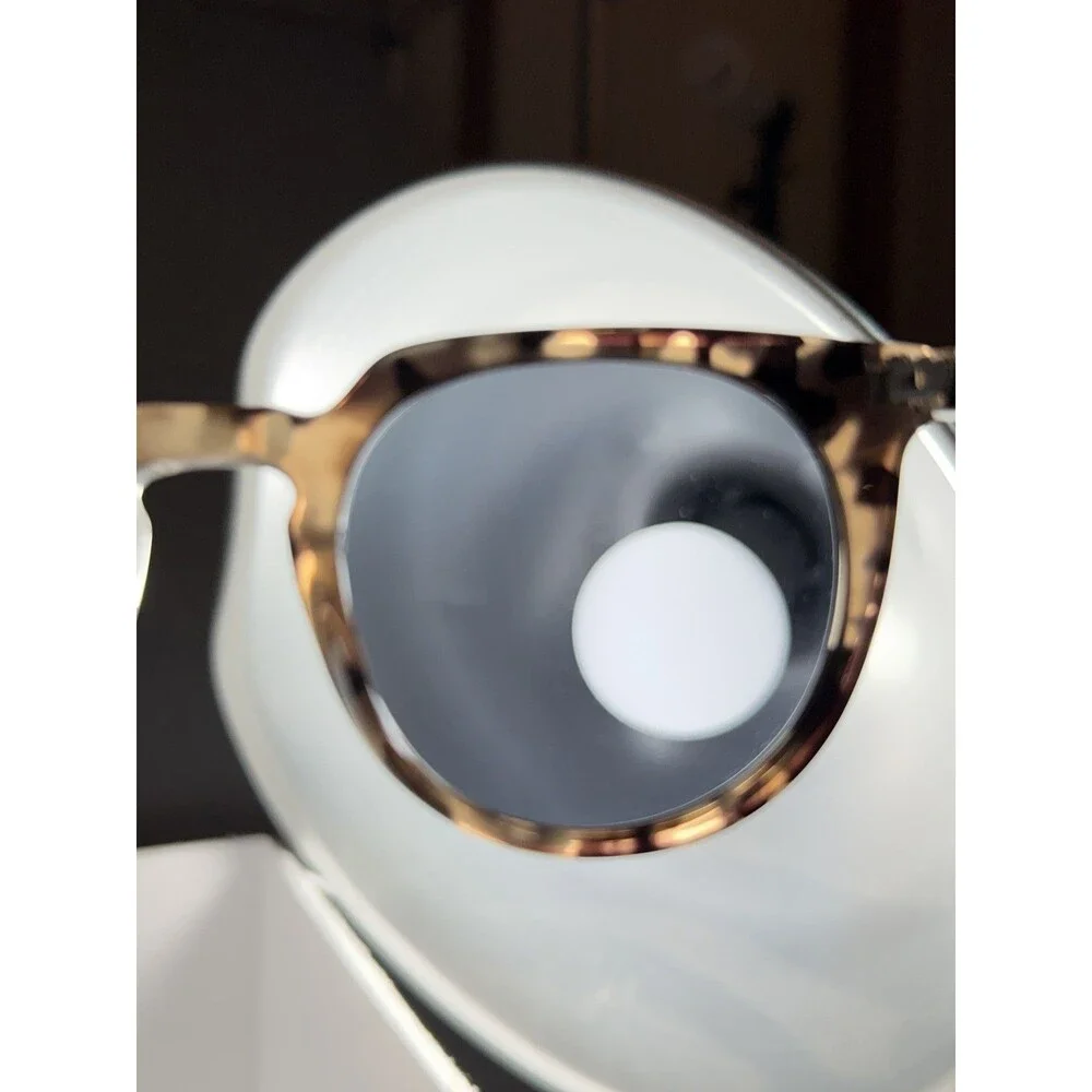 I-SEA Ella Polarized Round Cat Eye Sunglasses Light Tortoise Frame Gray Lenses